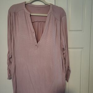 LOFT Soft Mauve Blouse